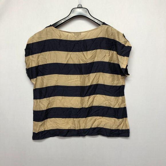 Talbots Women Short Sleeve Blouse Top Shirt Size 16 Tencel Lyocell B235 -9 - Picture 9 of 12